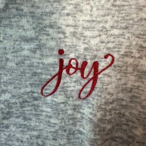 Laura Ashley women pajama top cozycore soft holiday joy feminine warm Christmas - Picture 3 of 10